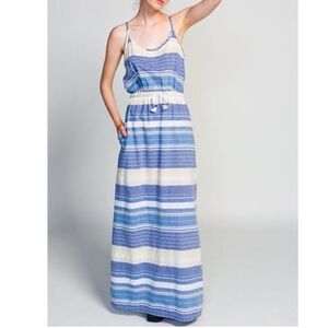 Cute strip summer dress